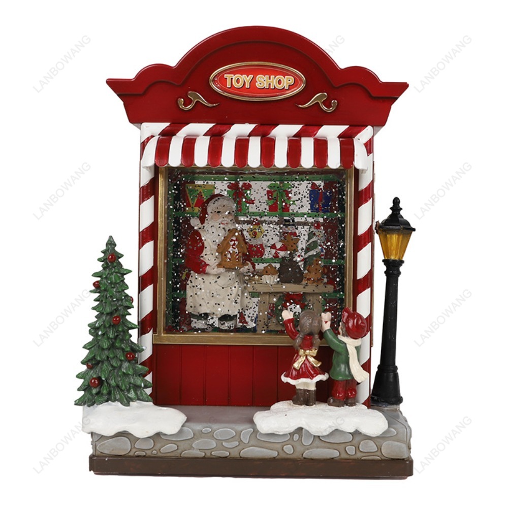 Snow Globe Musical - Lampe à vent musicale boule à