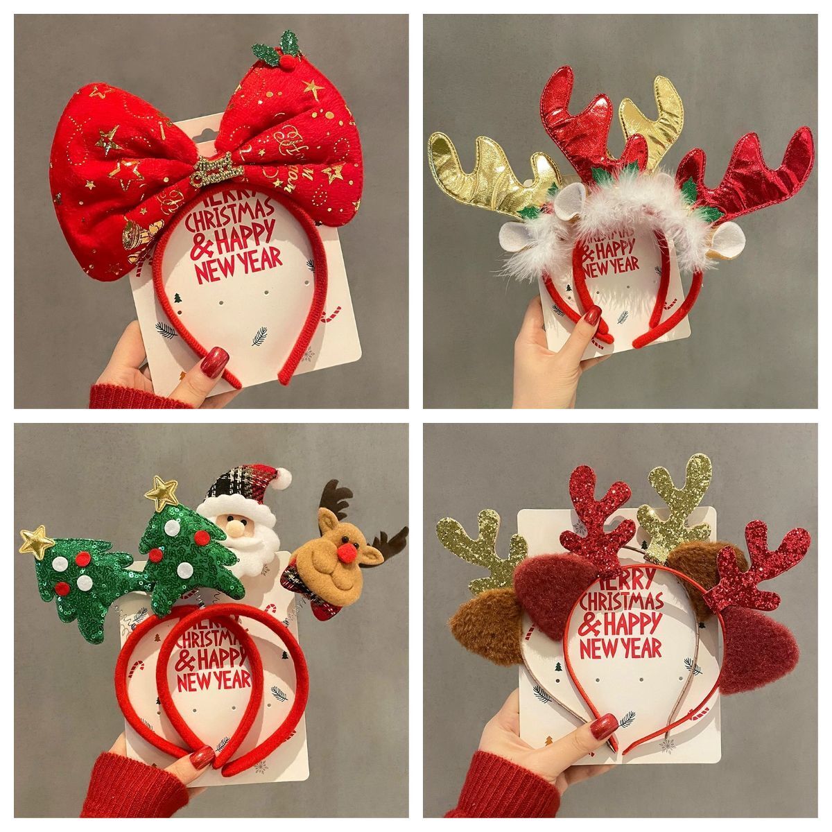 Reindeer Antlers Headband - 1 à 10 pièces, bandeaux de