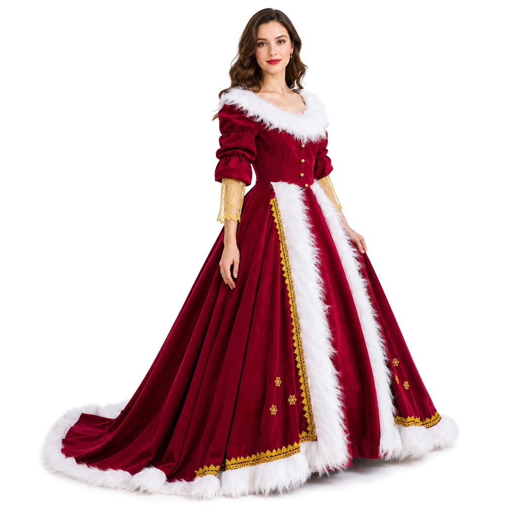 Ornament Ball Set - Costumes de Mère Noël de luxe