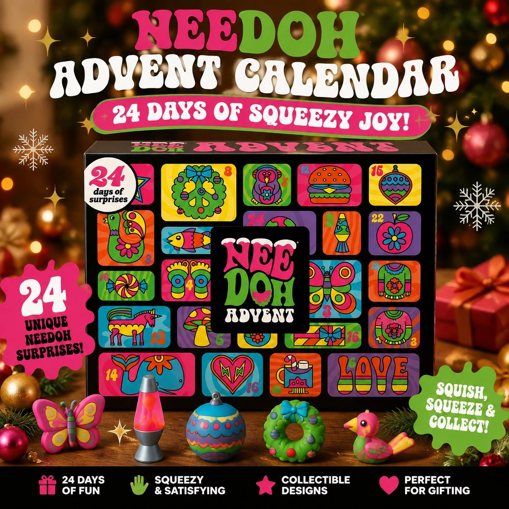 Advent Calendar Gift - Calendrier de l'Avent NeeDoh 2026, compte