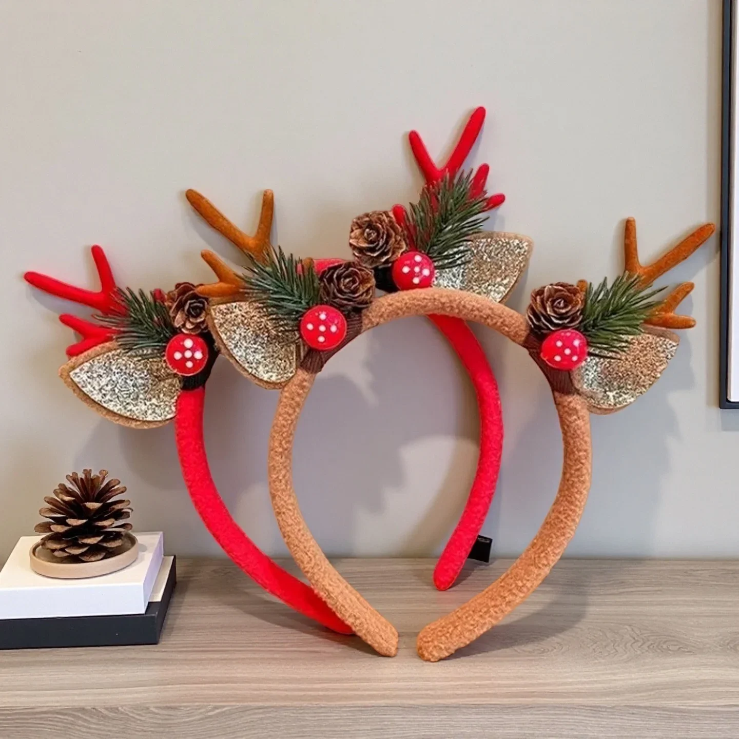 Reindeer Antlers Headband - 1Pc bandeaux de noël fêtes de