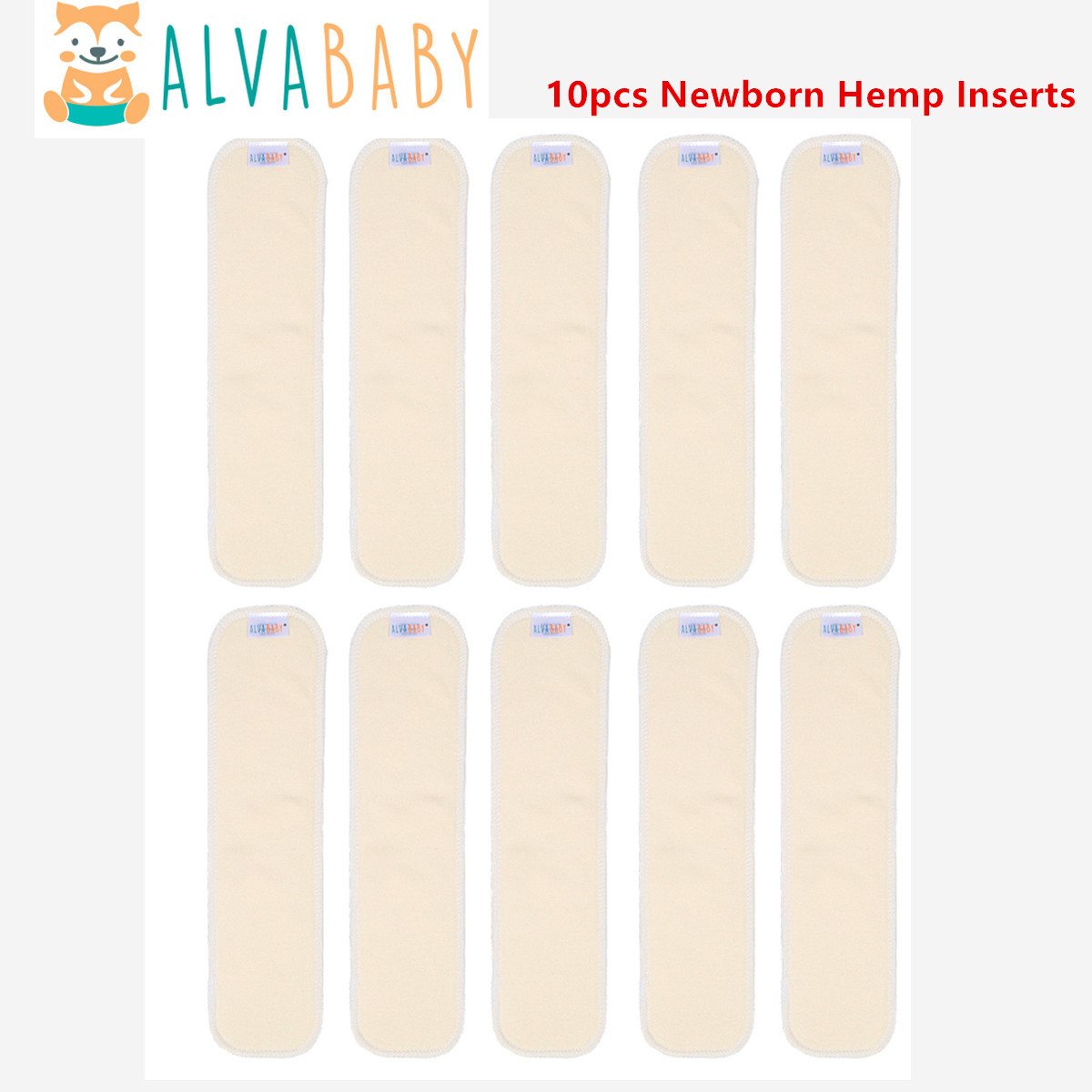 Pampers Diaper Premium Care - 10 pièces ALVABABY nouveau-né chanvre insérer
