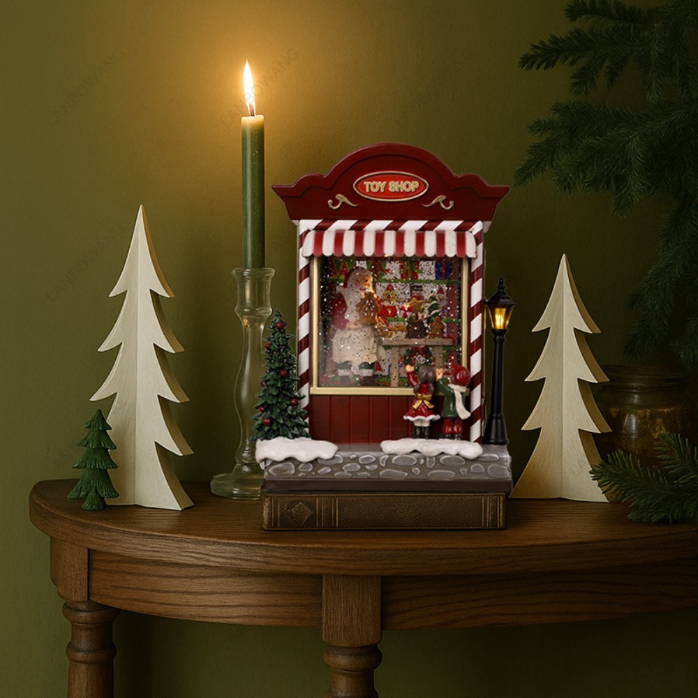 Lampe à vent musicale boule à  - Snow Globe Musical avis et prix