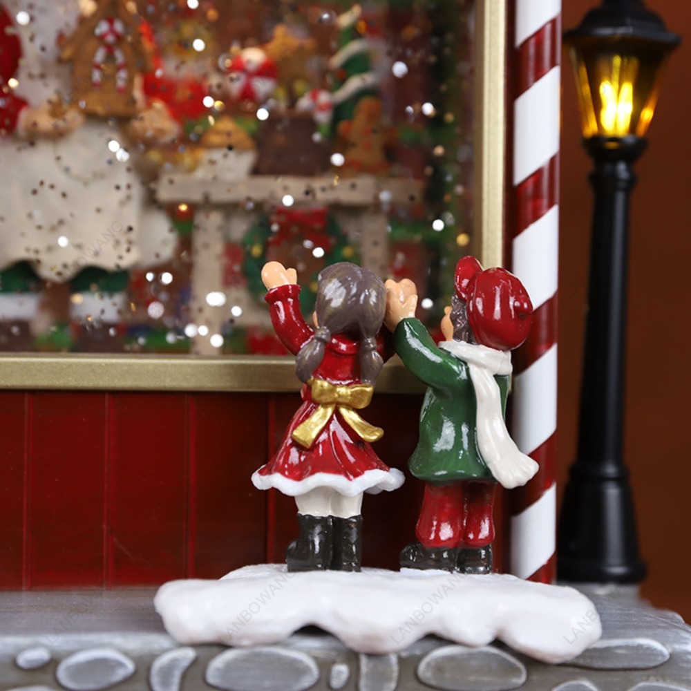Lampe à vent musicale boule à  - Snow Globe Musical avis et prix