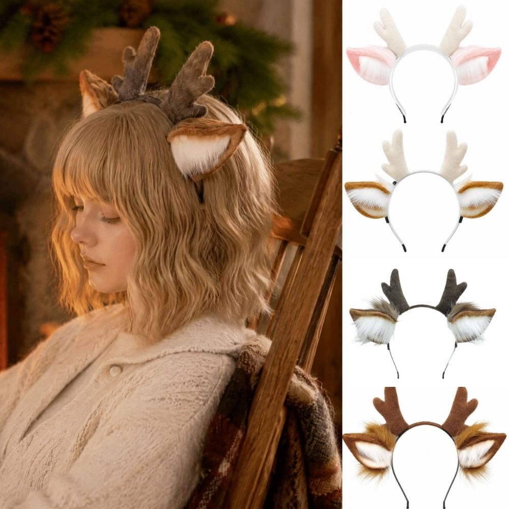 Serre-tête en bois de renne fa - Reindeer Antlers Headband avis et prix