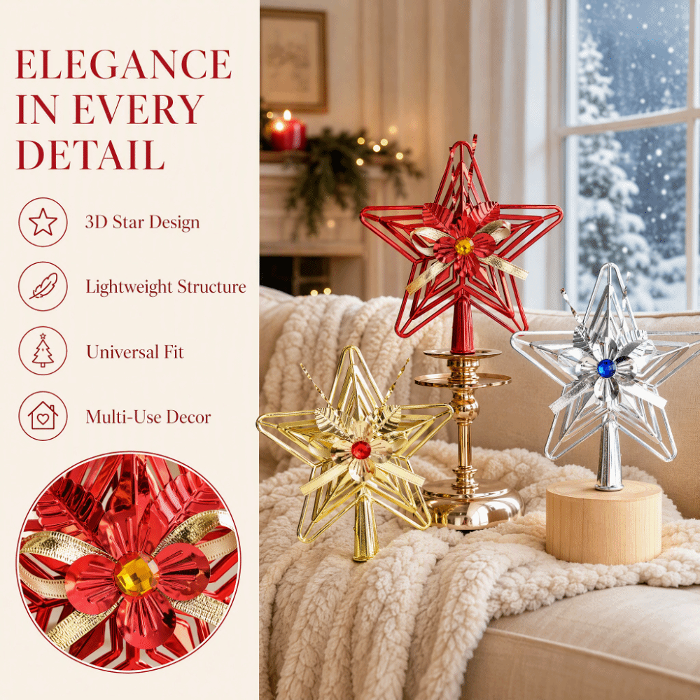 Étoile de Noël en plastique, d - Star Tree Topper avis et prix