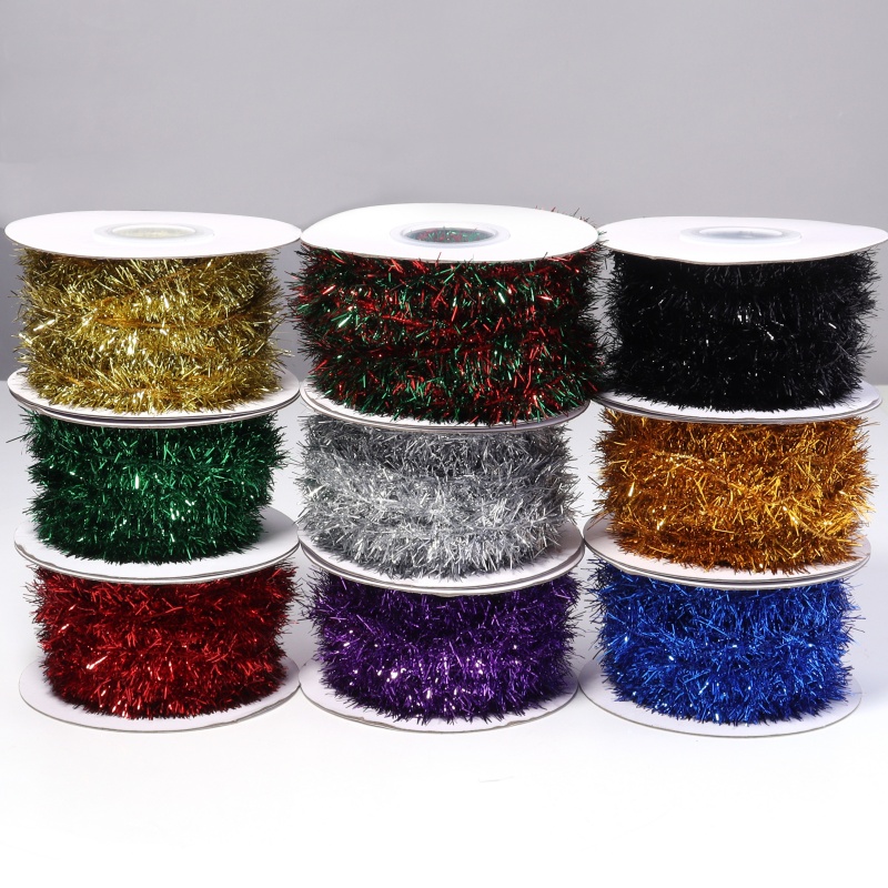 Ruban de guirlandes de noël 10 - Tinsel Garland Decoration avis et prix