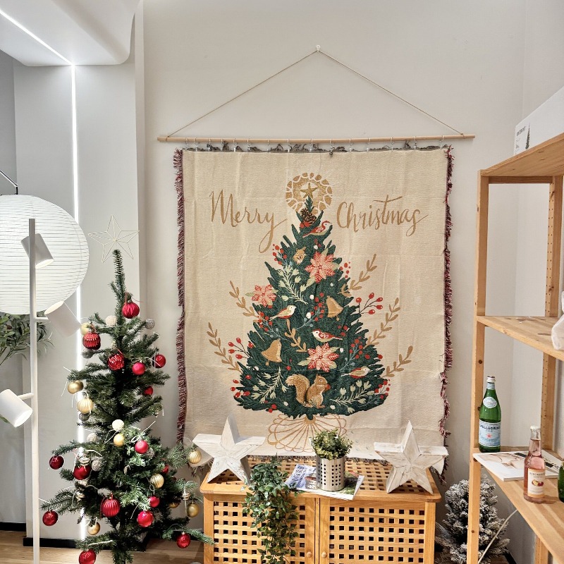 Tapisserie murale de Noël 2026 - Christmas Throw Blanket avis et prix