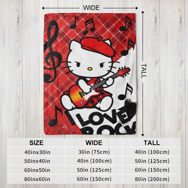 Couverture Sanrio Hello Kitty  - Christmas Throw Blanket avis et prix