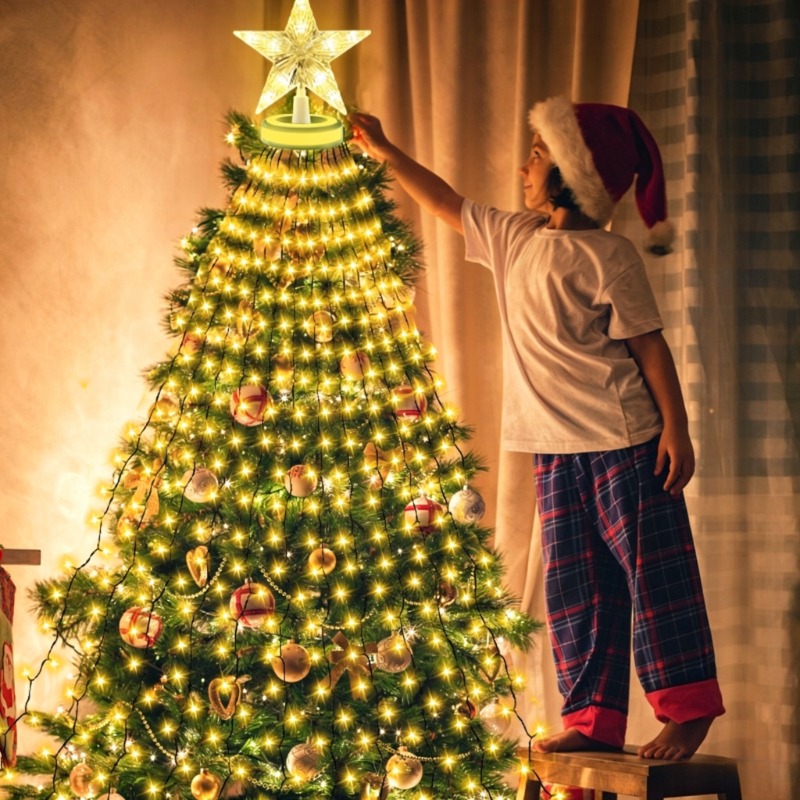 Guirlande lumineuse LED pour s - Star Tree Topper avis et prix