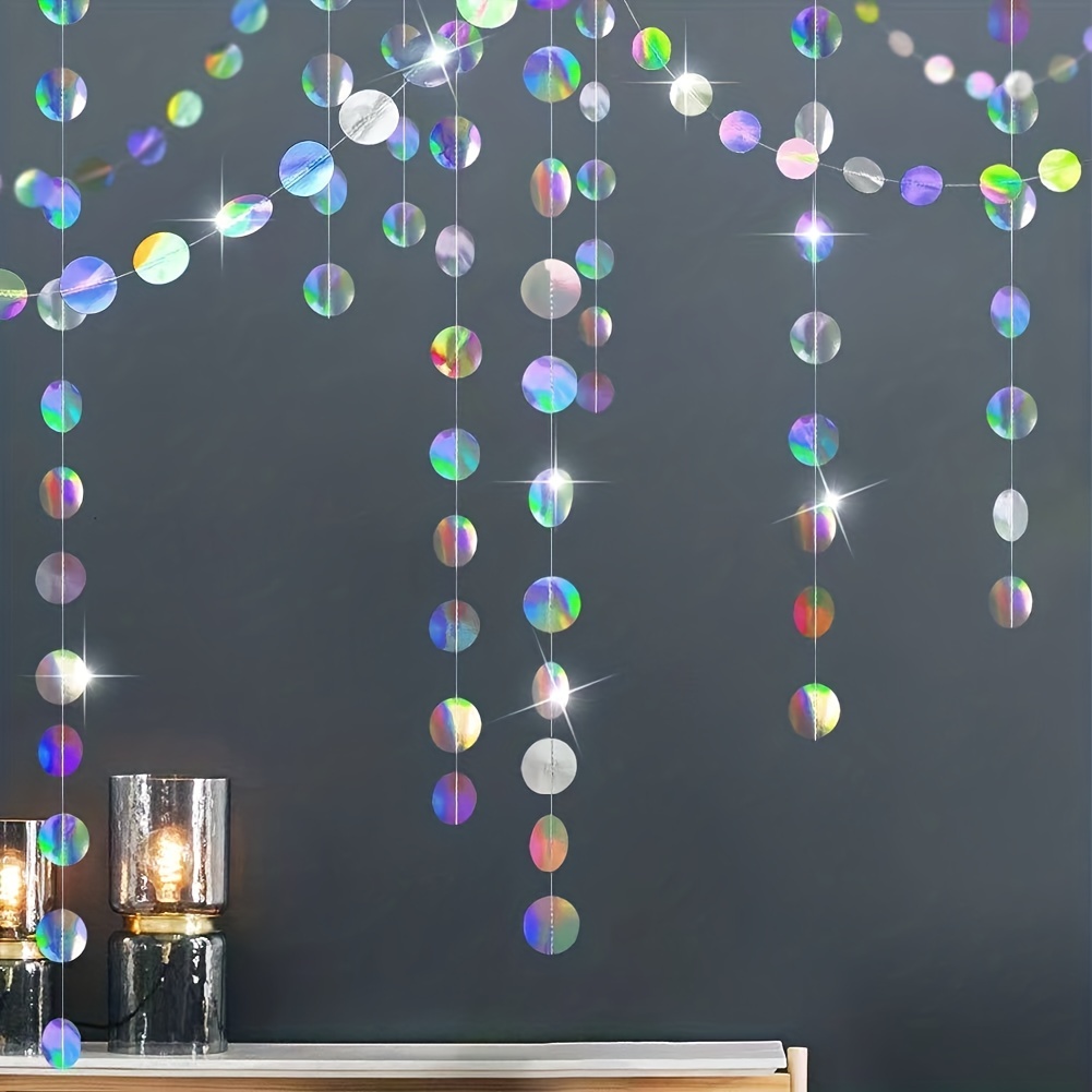 Guirlandes circulaires irisées - Tinsel Garland Decoration avis et prix