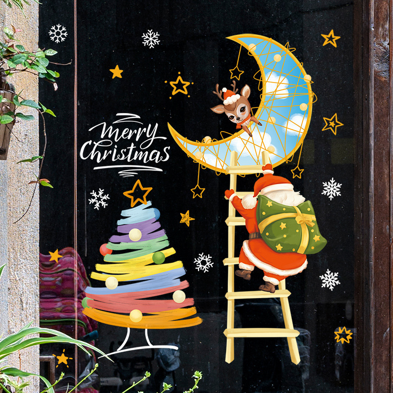 Autocollant de vitre de Noël 2 - Snowflake Window Decal avis et prix