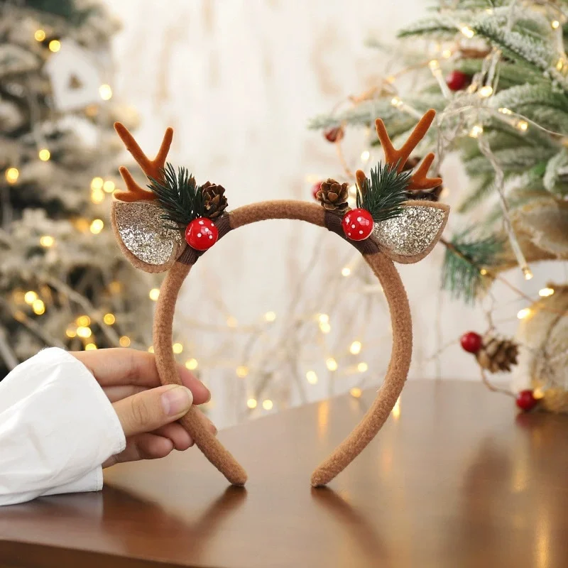 1Pc bandeaux de noël fêtes de  - Reindeer Antlers Headband avis et prix