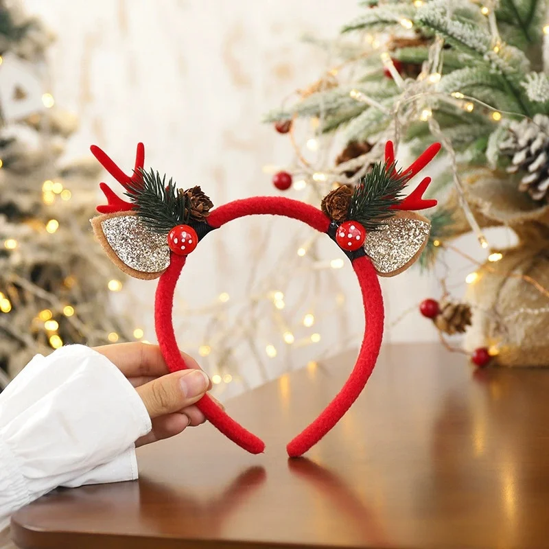 1Pc bandeaux de noël fêtes de  - Reindeer Antlers Headband avis et prix
