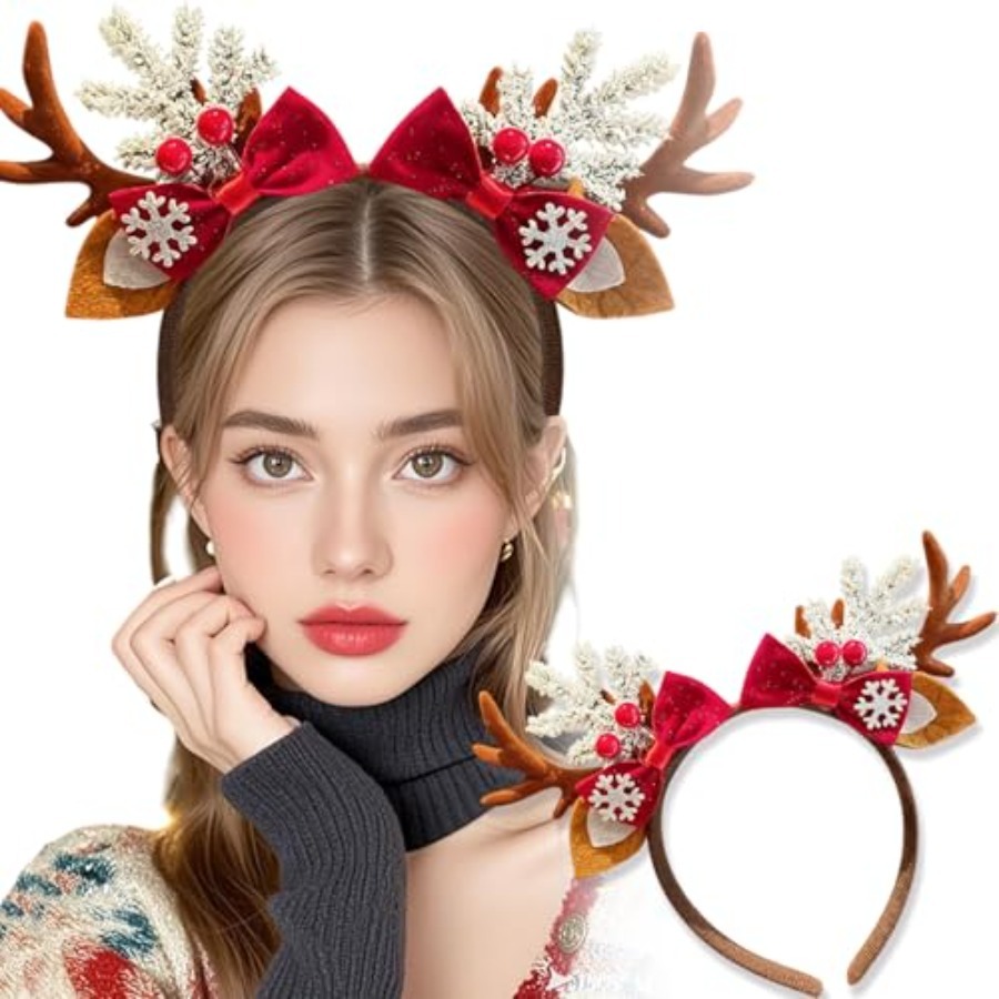 Joli serre-tête de Noël pour f - Reindeer Antlers Headband avis et prix