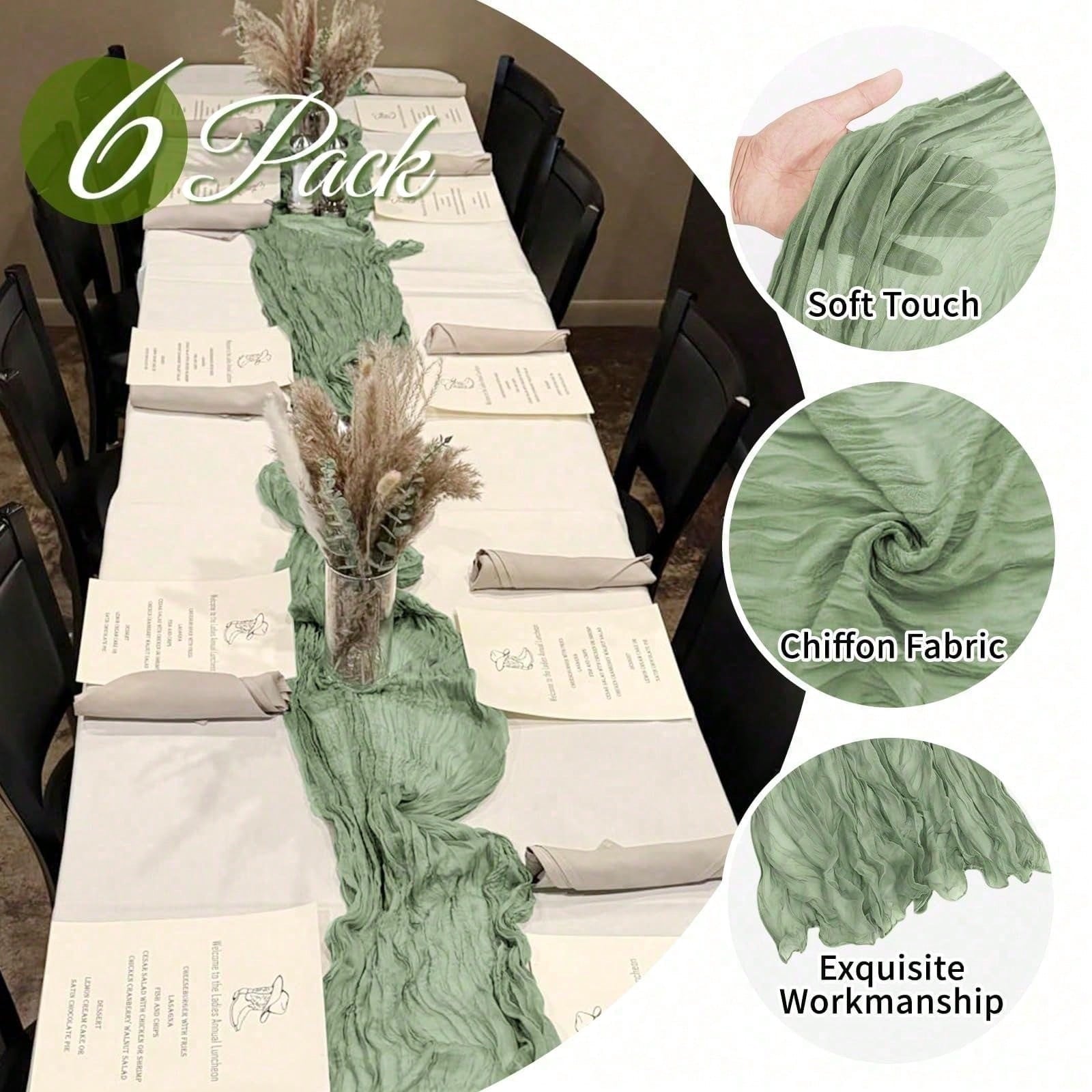 Lot de 6 chemins de table en g - Christmas Table Runner avis et prix