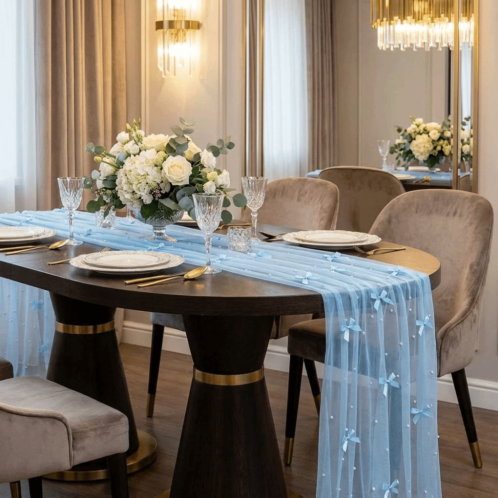 Chemin de table romantique en  - Christmas Table Runner avis et prix