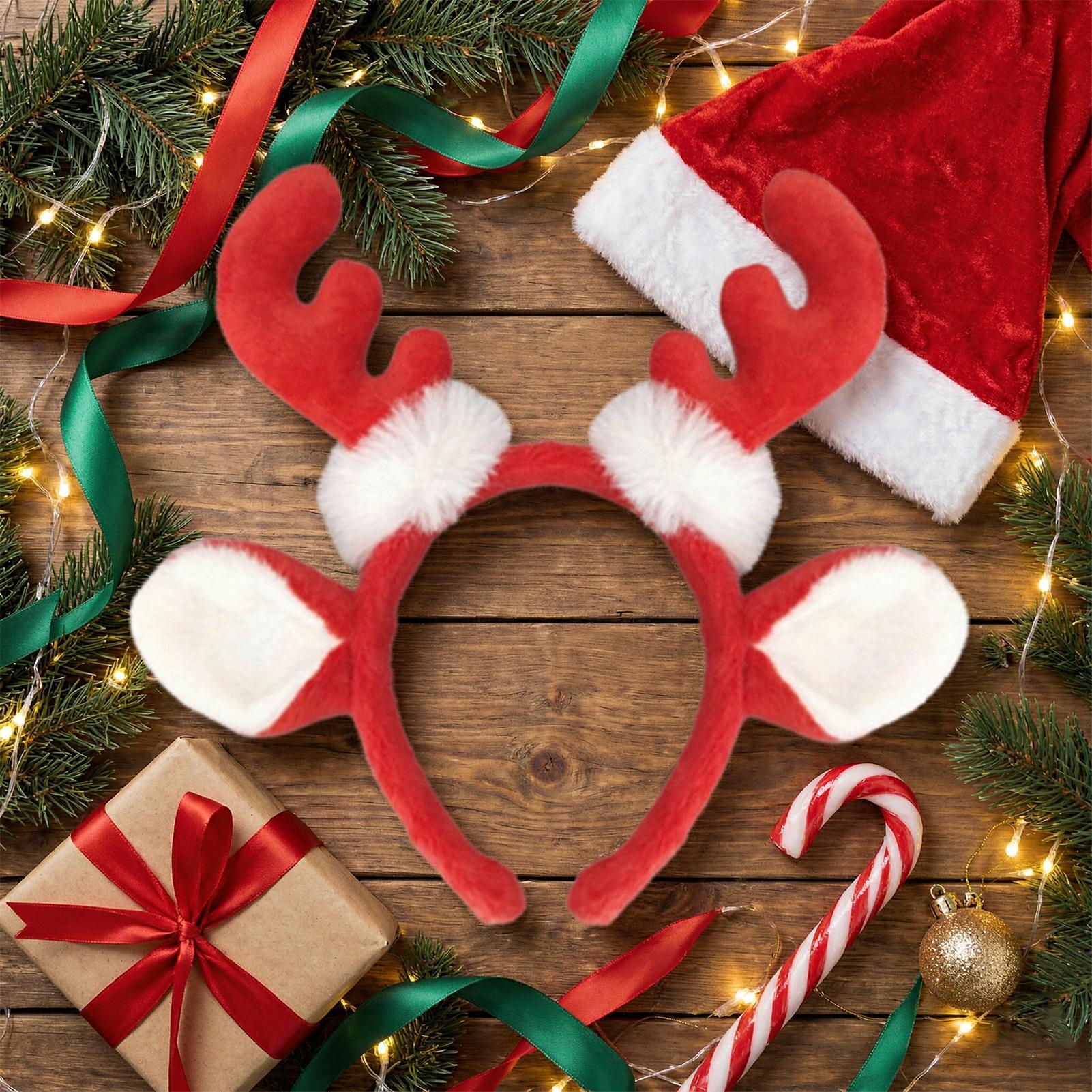 Serre-tête de Noël avec cornes - Reindeer Antlers Headband avis et prix