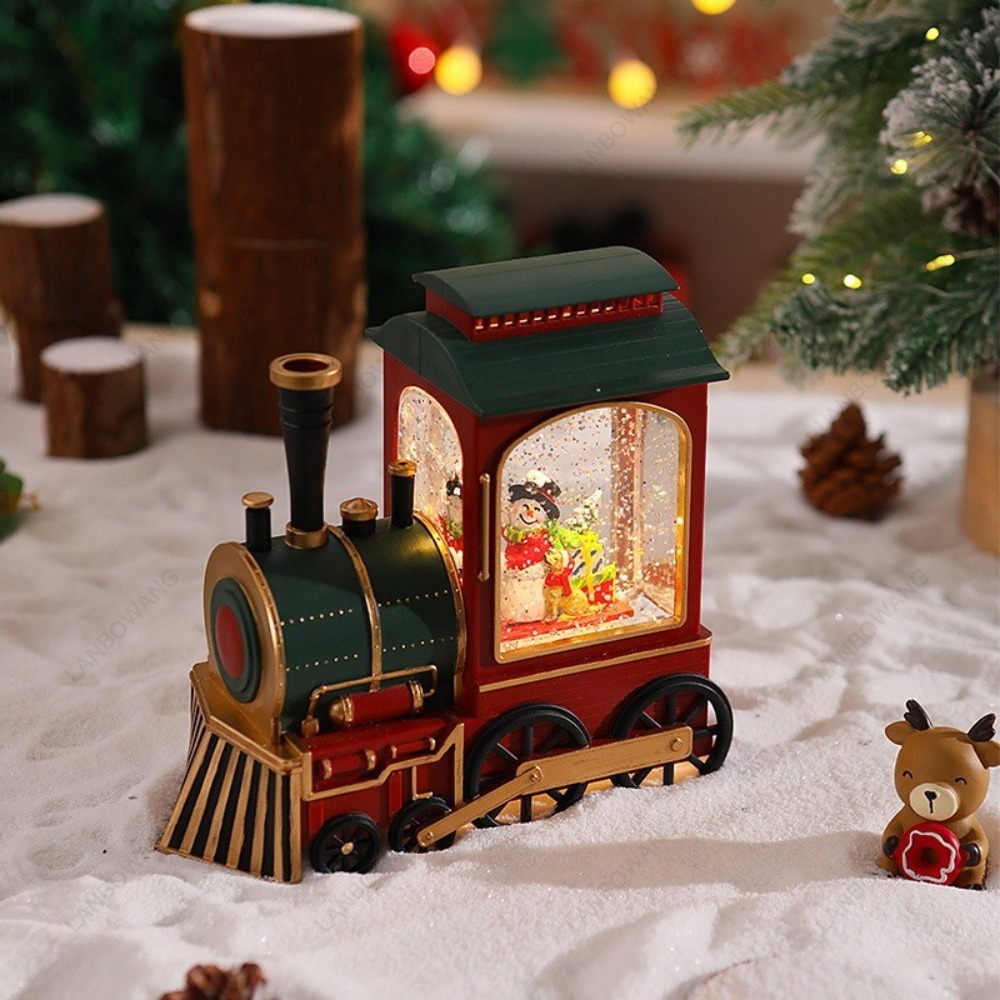 Décoration de locomotive de No - Snow Globe Musical avis et prix